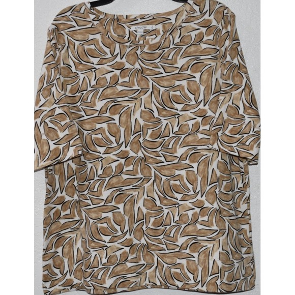 Chicos 3/XL Tee 100% Pima Cotton Short Sleeve Top Soft Comfortable Career Casual - Picture 16 of 16